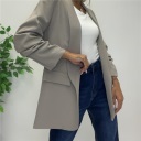 blazer con manica arricciata london